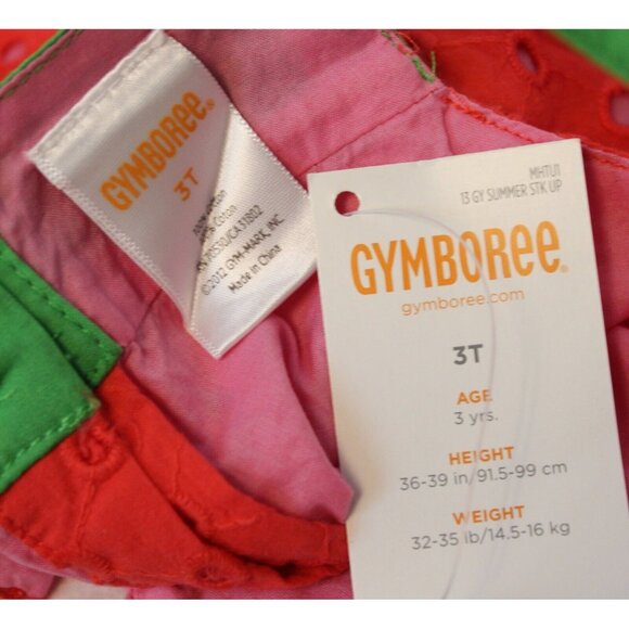 2013 Gymboree Strawberry Sweetheart 2 pc Outfit 3T Bubble Short Shorts Tank Top - Picture 8 of 11